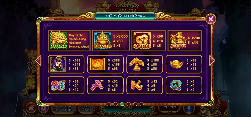 Khám phá chiến thuật chơi game Long Quy Chi Bảo tại Nohu