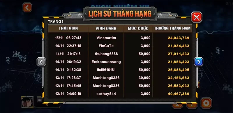 Trải nghiệm game Đại chiến B52 nhận thưởng giá trị lớn