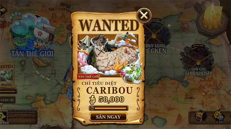 Đa dạng các sảnh game trong Vua Cướp Biển hấp dẫn