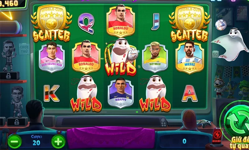 Kinh nghiệm chơi game Siêu Sao World Cup luôn mang lại tỷ lệ thắng lớn